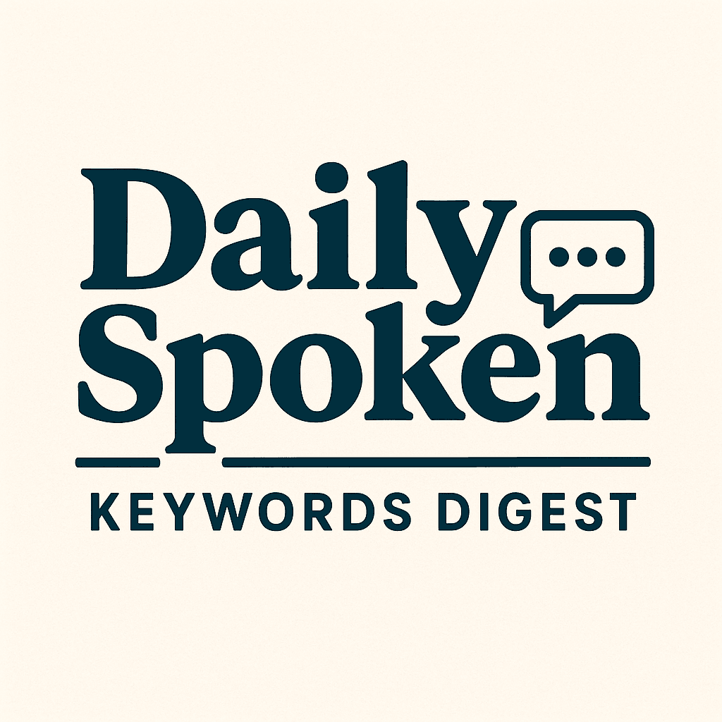 Daily Spoken Keywords Digest